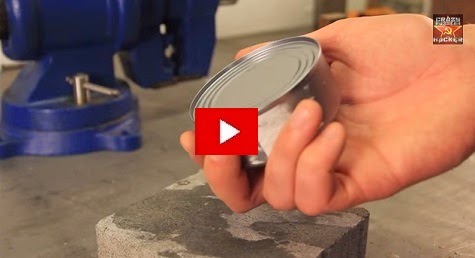 How to Open a Can Without a Can Opener | Creative Ideas