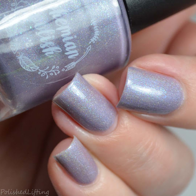 purple holo nail polish