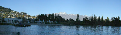 My New Zealand Vacation, Queenstown, The Remarkables, 2004Pano02a