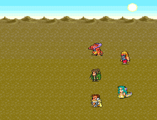 Romancing Saga 2 Battle Background Melu Desert, Loess Ruins (outside)