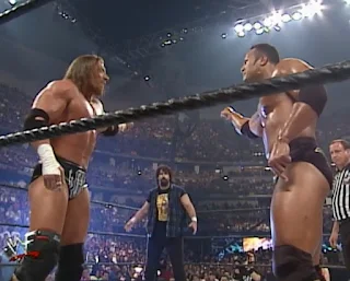 WWE / WWF Wrestlemania 2000 - The Rock, Triple H and Mick Foley