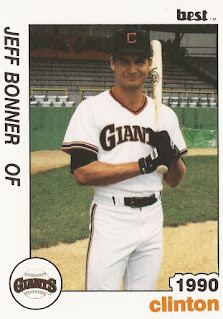 Jeffry Bonner 1990 Clinton Giants card