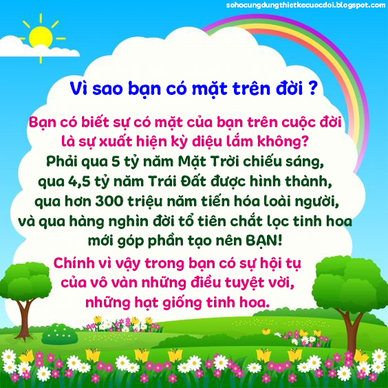Vì Sao Bạn Có Mặt Trên Đời