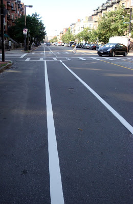 Boston Columbus Avenue bike lane