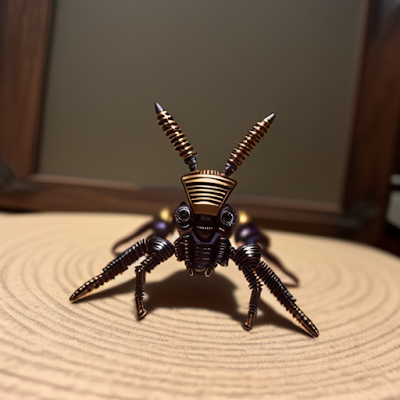 Steampunk Scorpion Statue Miniature 3D amazingwallpapersa blogspot com (16)