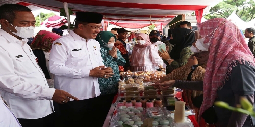 Bazar dan Pasar Murah HUT ke-22 Provinsi Banten,Dimanfaatkan Masyarakat