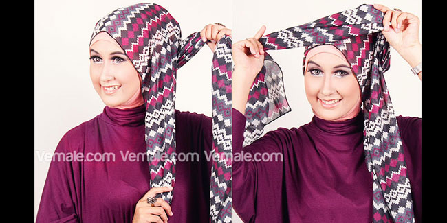 Hijab Pashmina Tribal 2