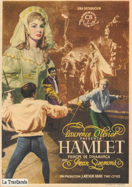 Programa de Cine - Hamlet, Príncipe de Dinamarca - Laurence Olivier - Jean Simmons