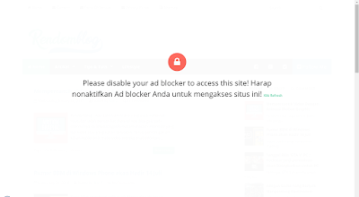 mengatasi adblock pada blog