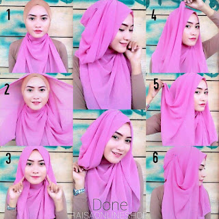 10+ Cara Memakai Hijab 2017 Simple, Modern, Mudah