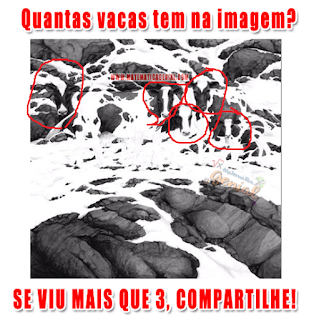 Teste de visão - Quantas vacas tem imagem?