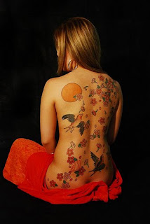 Nice Japanese Tattoos With Image Japanese Tattoo Designs For Female Tattoo With Japanese Bird Tattoo On The Body Picture 3