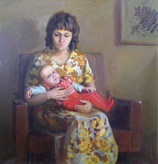 Костин «Семья», х/м 86Х85