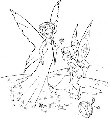 Desenhos para Colorir da Sininho – Imagens para Imprimir da Tinker Bell