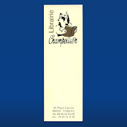 Librairie ChampollionFigeac, Franceadvertising bookmark (bookmark librairie champollion figeac france)