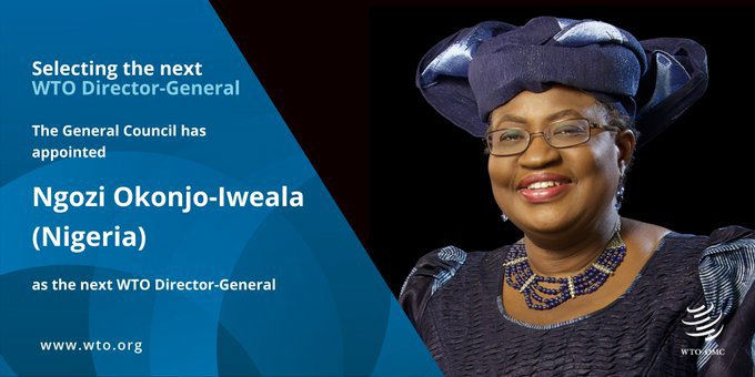 Ngozi Okonjo-Iweala is Officially World Trade Organization’s Director-General