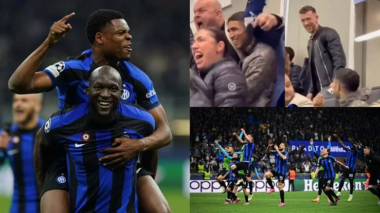 WATCH: Hakimi celebrates Inter’s UCL win alongside Perisic