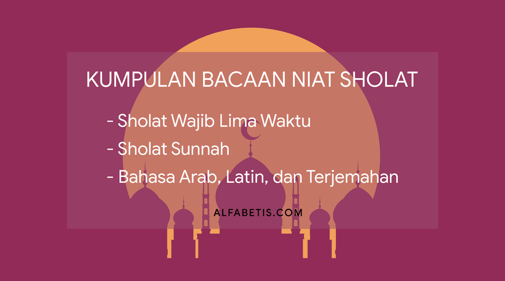 Bacaan Doa Niat Awal Sholat Wajib dan Sunnah Beserta Terjemahan