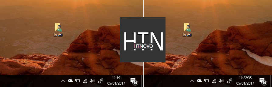 Come visualizzare anche i secondi sull'orologio della Taskbar in Windows 10 4 HTNovo