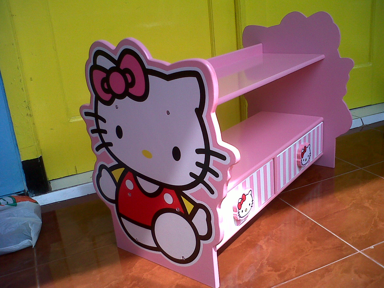 SIMPLE MEJA BELAJAR ANAK Rak Sepatu Hello KittySimple 