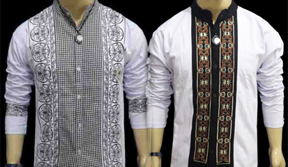 Trend Model Baju Koko Pria Motif Terbaru