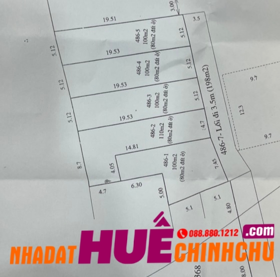 NHÀ ĐẤT HUẾ CHÍNH CHỦ BĐS HUẾ Cần bán đất kiệt khu phân lô Thanh Hải Quảng Tế, phường Thủy Xuân, thành phố Huế - 088|880|1212