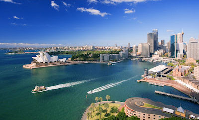 Sidney, Australia. - Vista panorámica desde las alturas