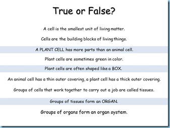 Plant & Animals Cells PowerPoint - 1+1+1=1