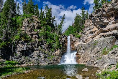 Running Eagle Falls, Glacier National Park