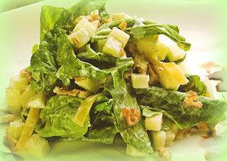 Ensalada de manzana y queso