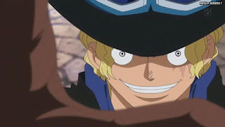 ワンピースアニメ ドレスローザ編 687話 サボ かっこいい SABO CV.古谷徹 | ONE PIECE Episode 687