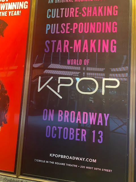K-POP Musical Shubert Alley Poster Broadway