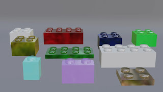 3D Plastic Lego Brick Shader 1