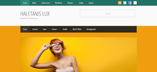 Haletanis Lux Blogger Template Is a Premium Wordpress To blogger Converted Blogger Template