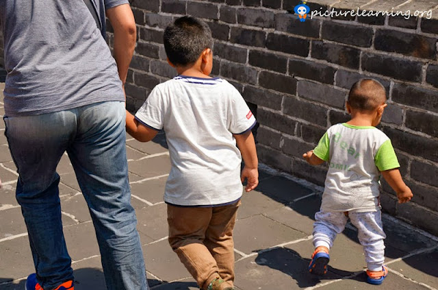 badaling great wall children