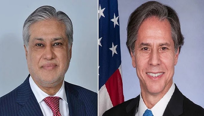 In lady call, FM Dar, Blinken reaffirm resolve to reinforce counterterrorism collaboration