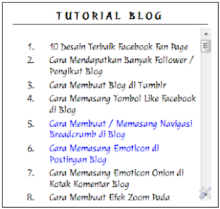 Cara Membuat Daftar Isi Otomatis Untuk Label Tertentu