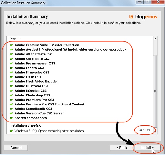 Cara Detail Install Adobe CS3 Master Collection (Full Gambar Tutorial)