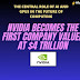 Nvidia Becomes the First Company Valued at $4 Trillion