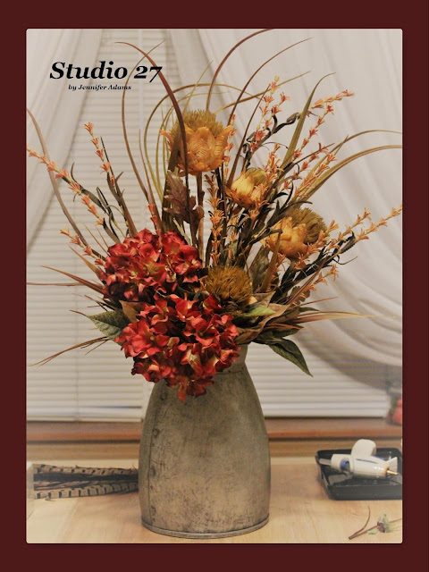 Filling in a Floral Arrangement