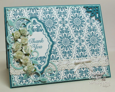 ODBD Ornate Background, Ornate Borders and Flowers, Custom Ornate Borders and Flower Die Set, Custom Fancy Foliage Die Set, Ornate Borders Sentiments, Card Designer Angie Crockett