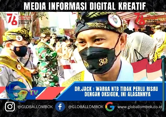 dr.Jack : Warga NTB Tidak Perlu Risau  Dengan Oksigen, Ini Alasannya