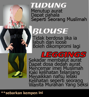 Leggings Ketat Mencemar Maruah Wanita Bertudung