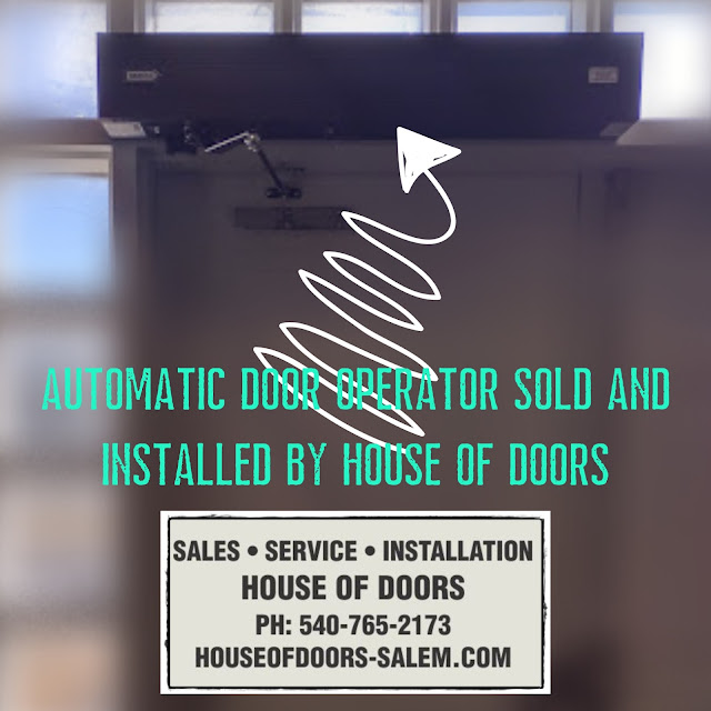 automatic door operator sold and installed by House of Doors
