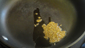 Tempering jeera
