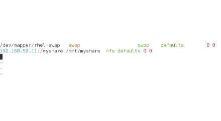 Nfs Configuration in RHEL7