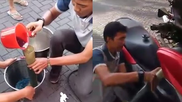 Merasa Dicurangi SPBU di Jakarta, Pria ini Coba Buktikan Langsung, Dibeli 4 Liter Tapi Diisi Cuma...