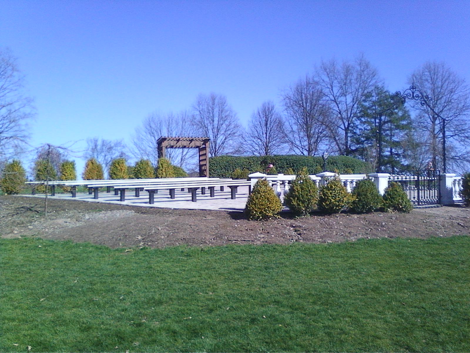 outdoor wedding ceremony