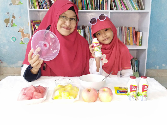 resep  puding buah menggunakan susu cair anak