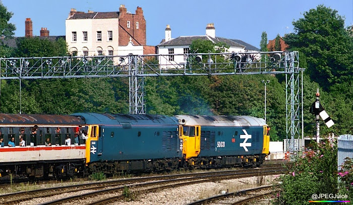 50031 and D444 Worcester Shrub Hill